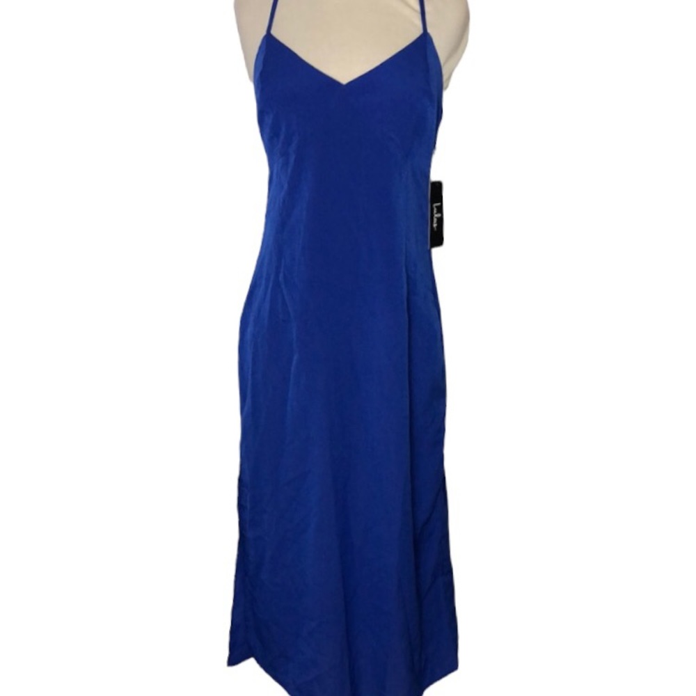 Lulus Cobalt Blue Maxi Dress size Small New With Tag